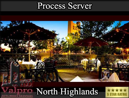 Registered Process Server North Highlands California