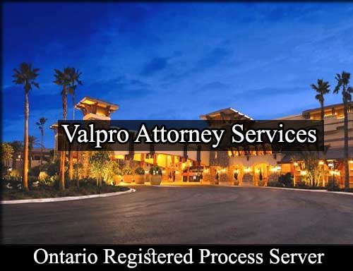 Registered Process Server in Ontario California
