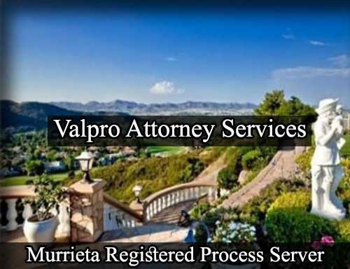 Registered Process Server in Murrieta California