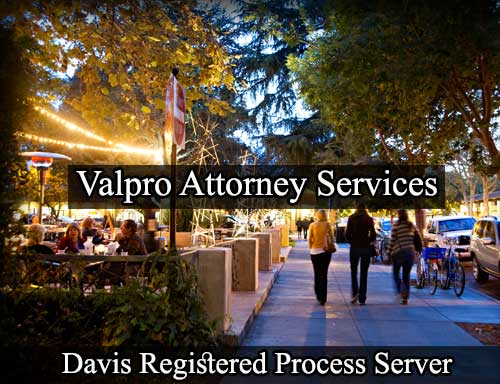 Registered Process Server in Davis California