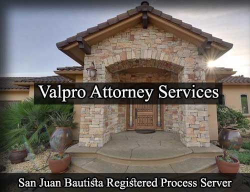 Registered Process Server in San Juan Bautista California