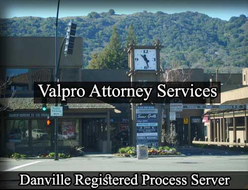 Registered Process Server in Danville California