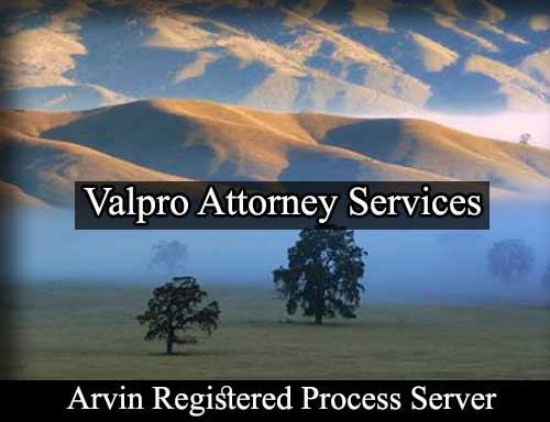 Registered Process Server Arvin California