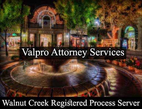 Registered Process Server Walnut Creek California