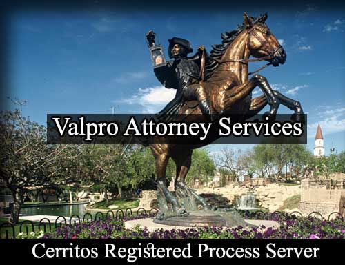 Registered Process Server Cerritos California