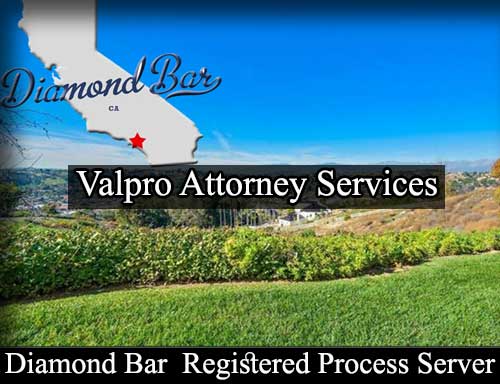 Registered Process Server Diamond Bar California