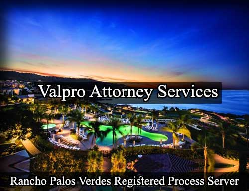 Registered Process Server Rancho Palos Verdes