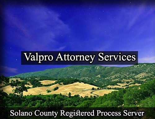 Registered Process Server Solano County