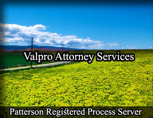 Registered Process Server Patterson California