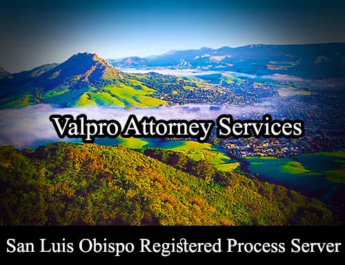 Registered Process Server San Luis Obispo