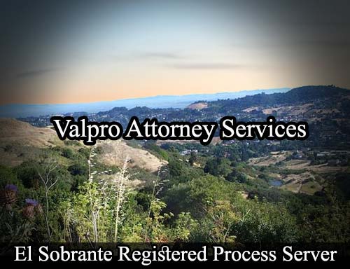 Registered Process Server El Sobrante California