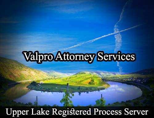 Registered Process Server Upper Lake California