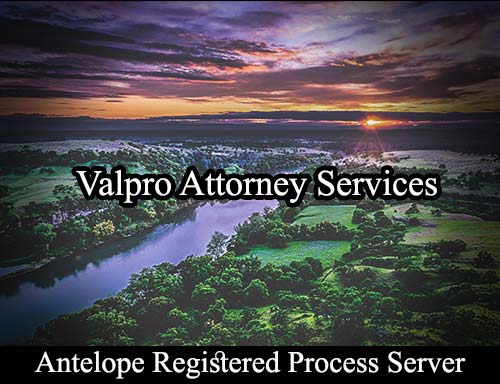 Registered Process Server Antelope California