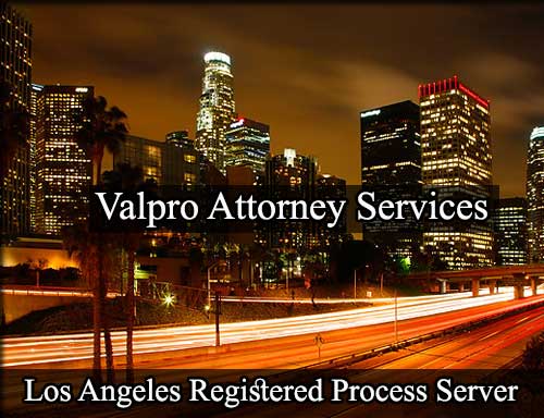 Registered Process Server Los Angeles California