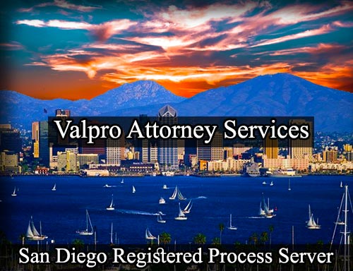 Registered Process Server in San Diego California