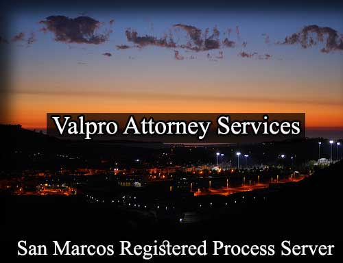 Registered Process Server in San Marcos California