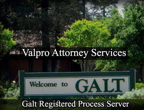 Registered Process Server in Galt California