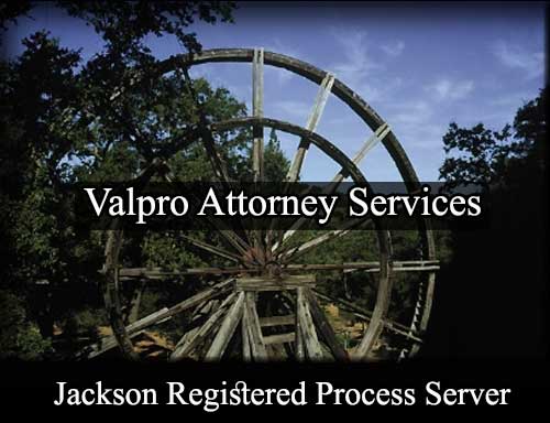 Registered Process Server in Jackson California