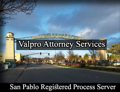 Registered Process Server San Pablo California