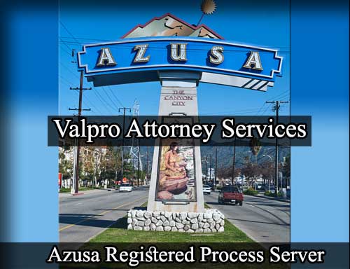 Registered Process Server Azusa California