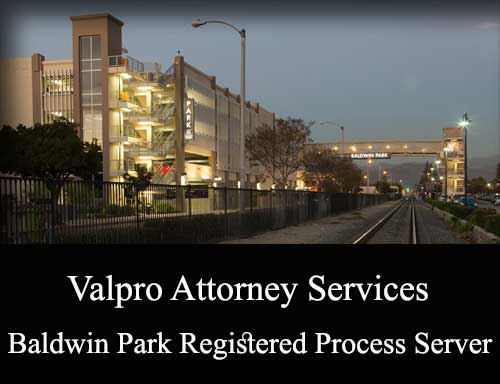 Registered Process Server Baldwin Park California