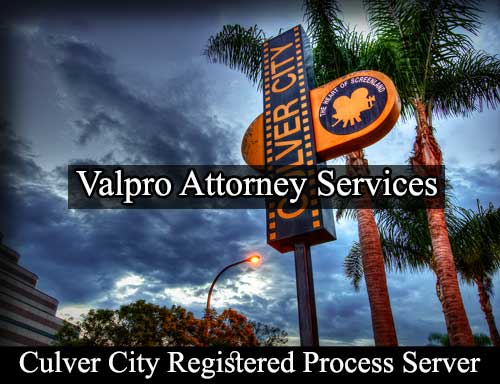 Registered Process Server Culver City California