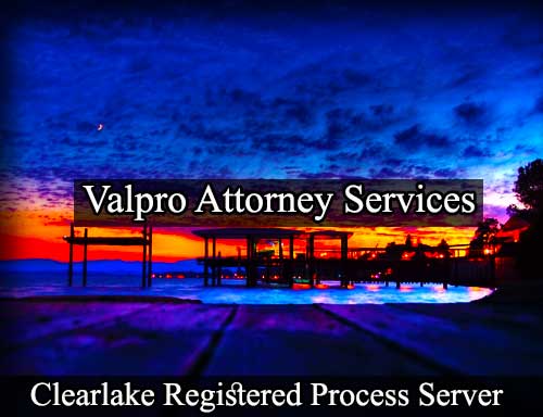 Registered Process Server Clearlake California