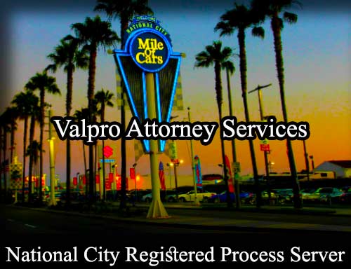 Registered Process Server National City California