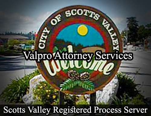 Registered Process Server Scotts Valley