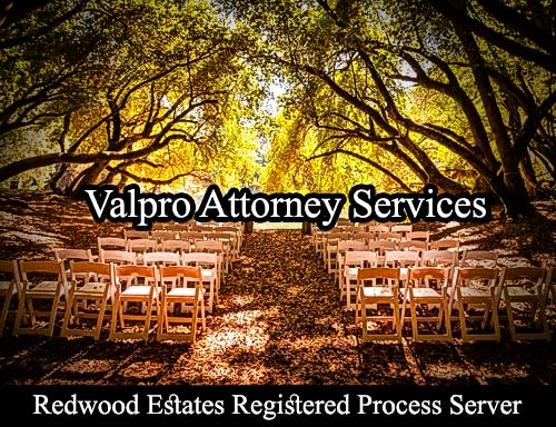 Registered Process Server Redwood Estates California