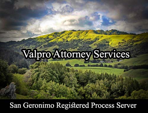 Registered Process Server San Geronimo California