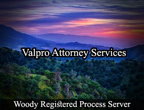 Registered Process Server Woody California