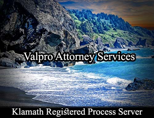 Registered Process Server Klamath California