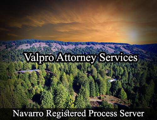 Registered Process Server Navarro California