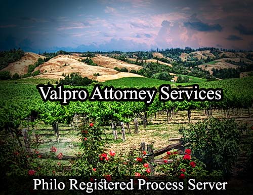 Registered Process Server Philo California