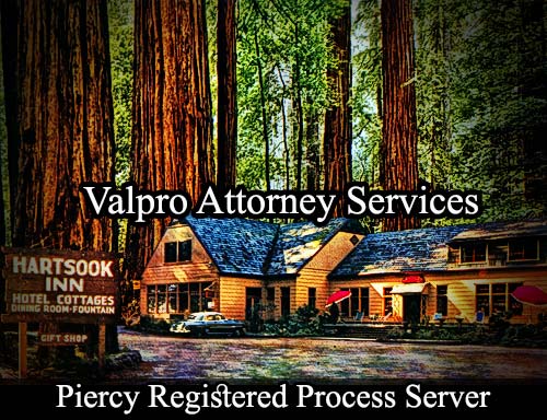 Registered Process Server Piercy California