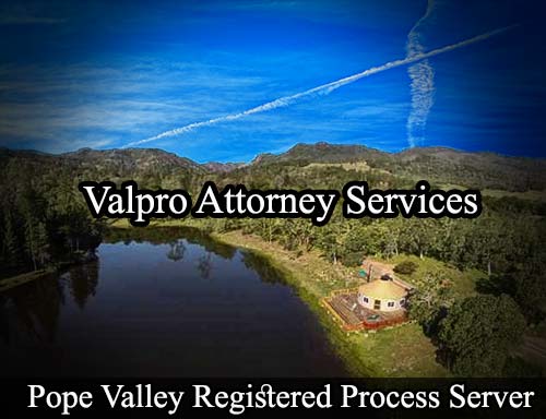 Registered Process Server Pope Valley