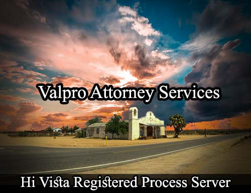 Registered Process Server Hi Vista California